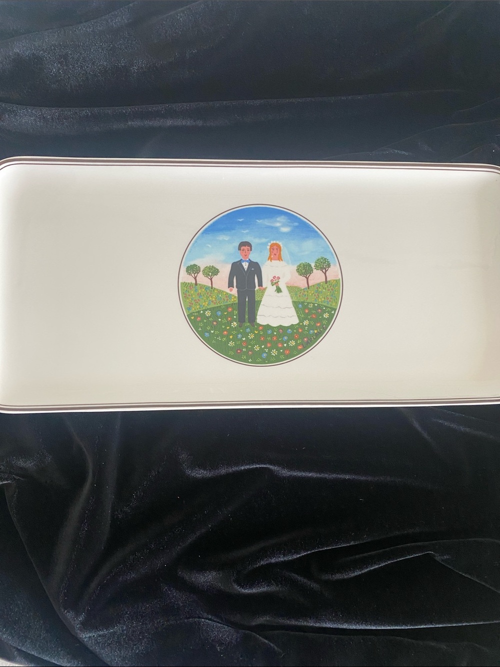Villeroy & Boch Naif Wedding Porcelain Plate - Never Used